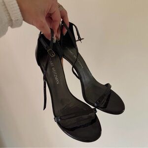 Stuart Weitzman Glossy Black Heels